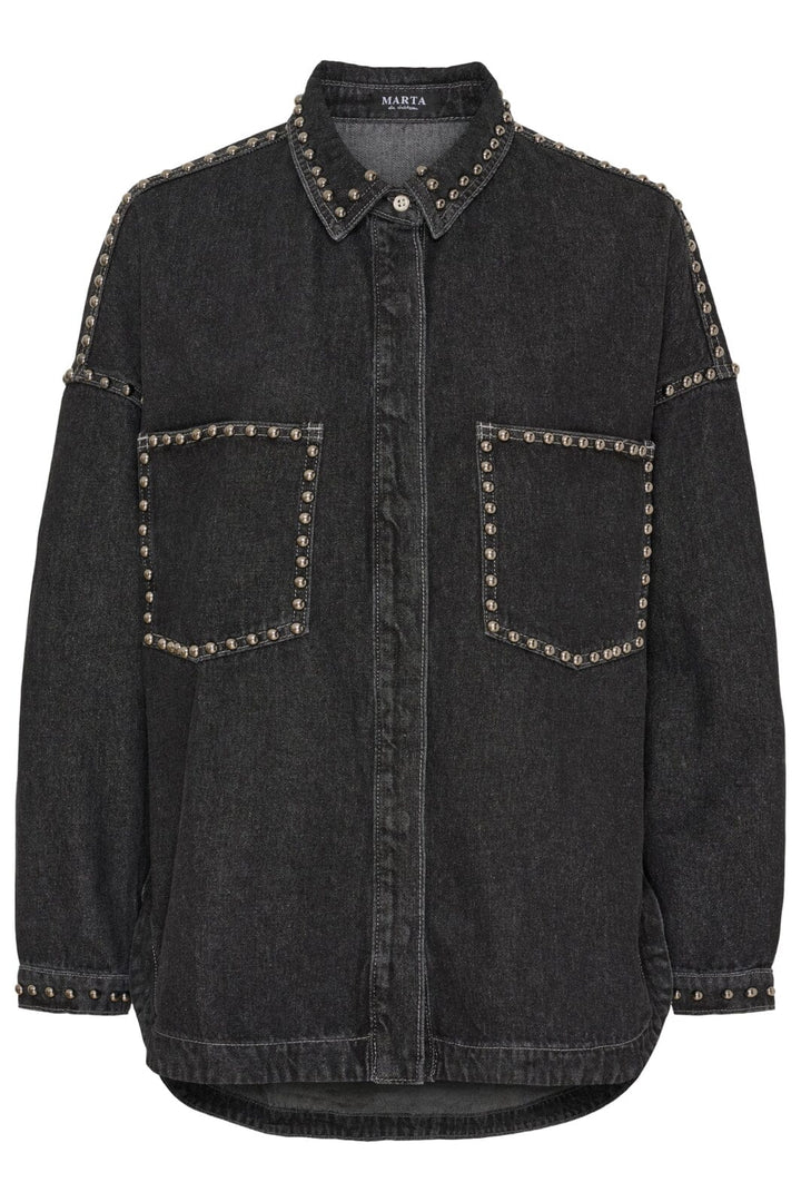 Marta Du Chateau - Mdceila Shirt MDC222-V8304 - Grey Skjorter 