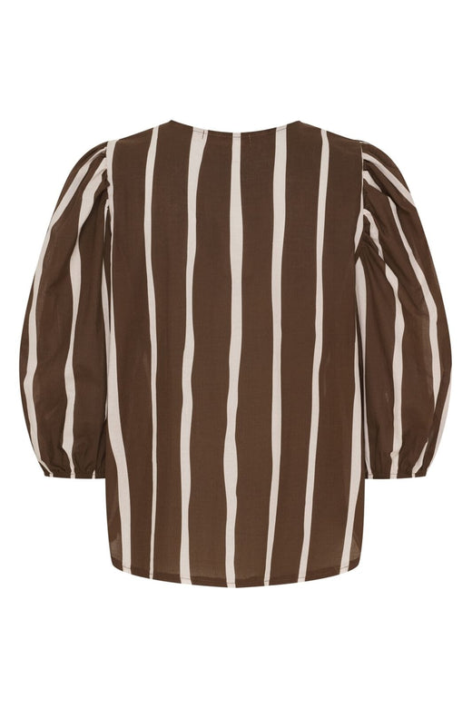 Marta Du Chateau - Mdcevelina Shirt 58130M - Brown Stripe