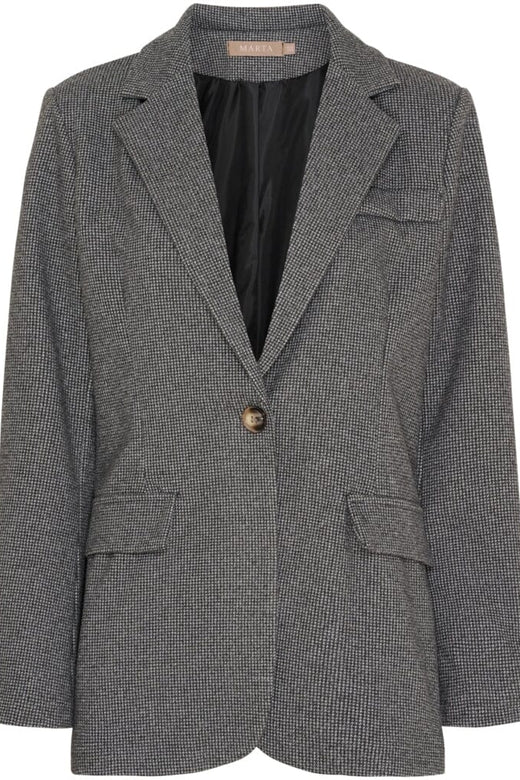 Marta Du Chateau - Mdcfenix Blazer 15502-1 - Grey1 Blazere 