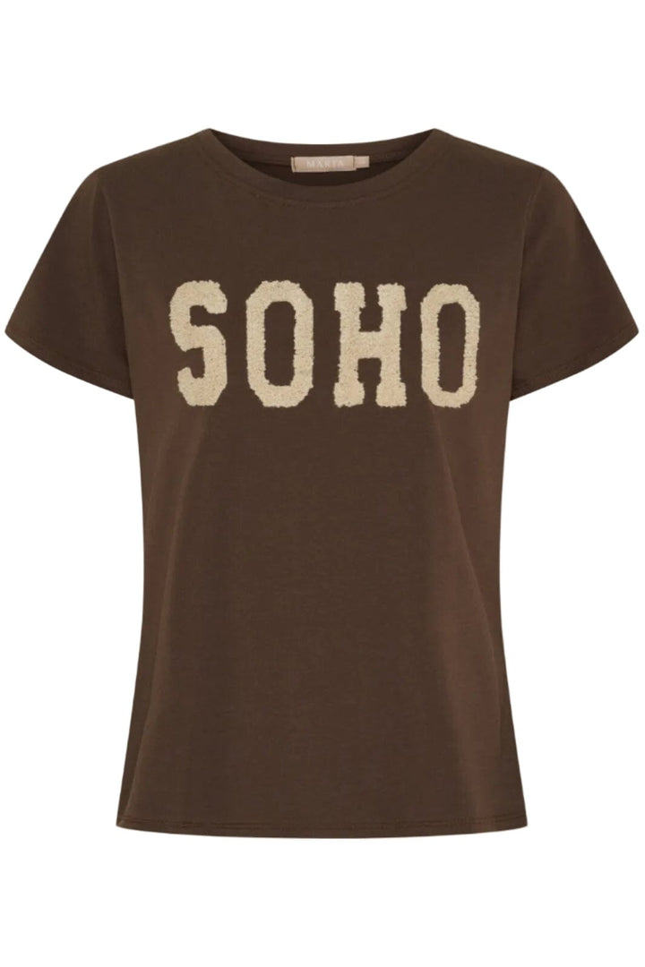 Marta Du Chateau - Mdcherdis Tee 84275 - Moro5/Beige T-shirts 