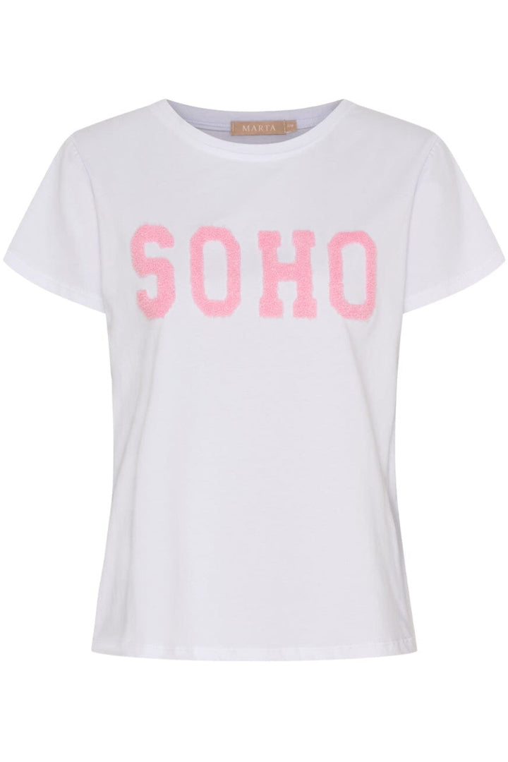 Marta Du Chateau - Mdcherdis Tee 84275 - White/Baby