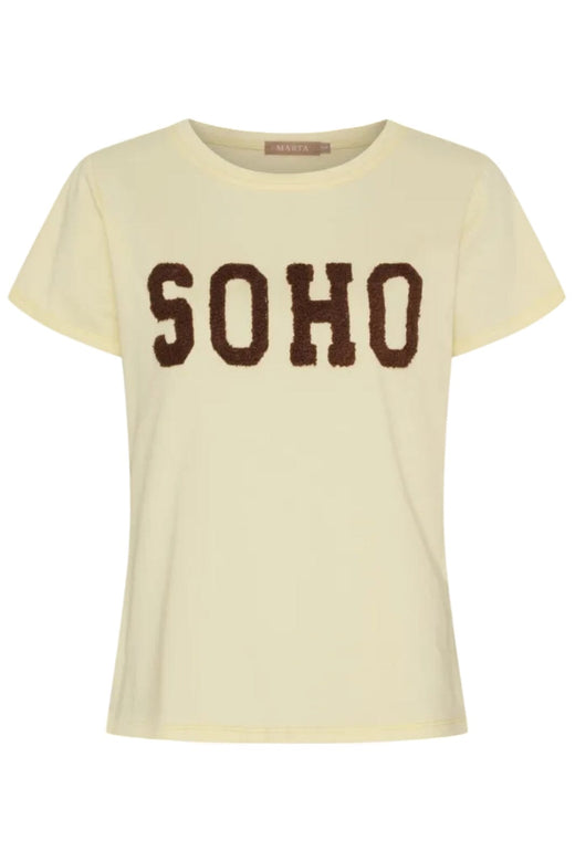Marta Du Chateau - Mdcherdis Tee 84275 - Yellow14/Moro T-shirts 