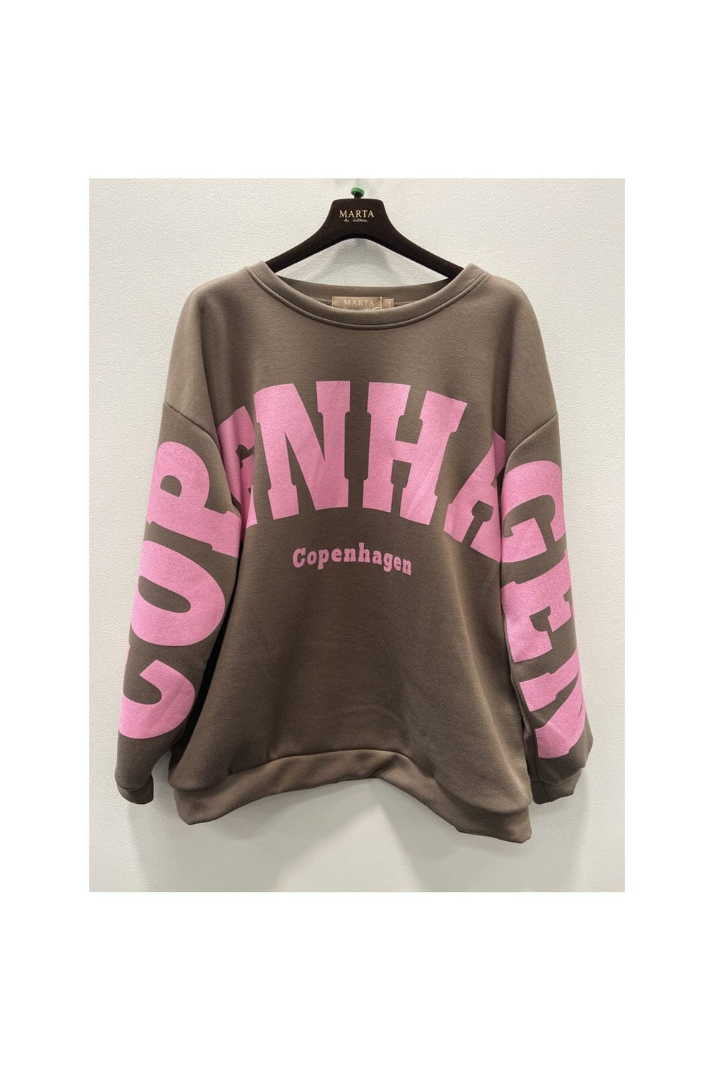 Marta Du Chateau - Mdchibiscus Sweatshirt 22659 - Fango