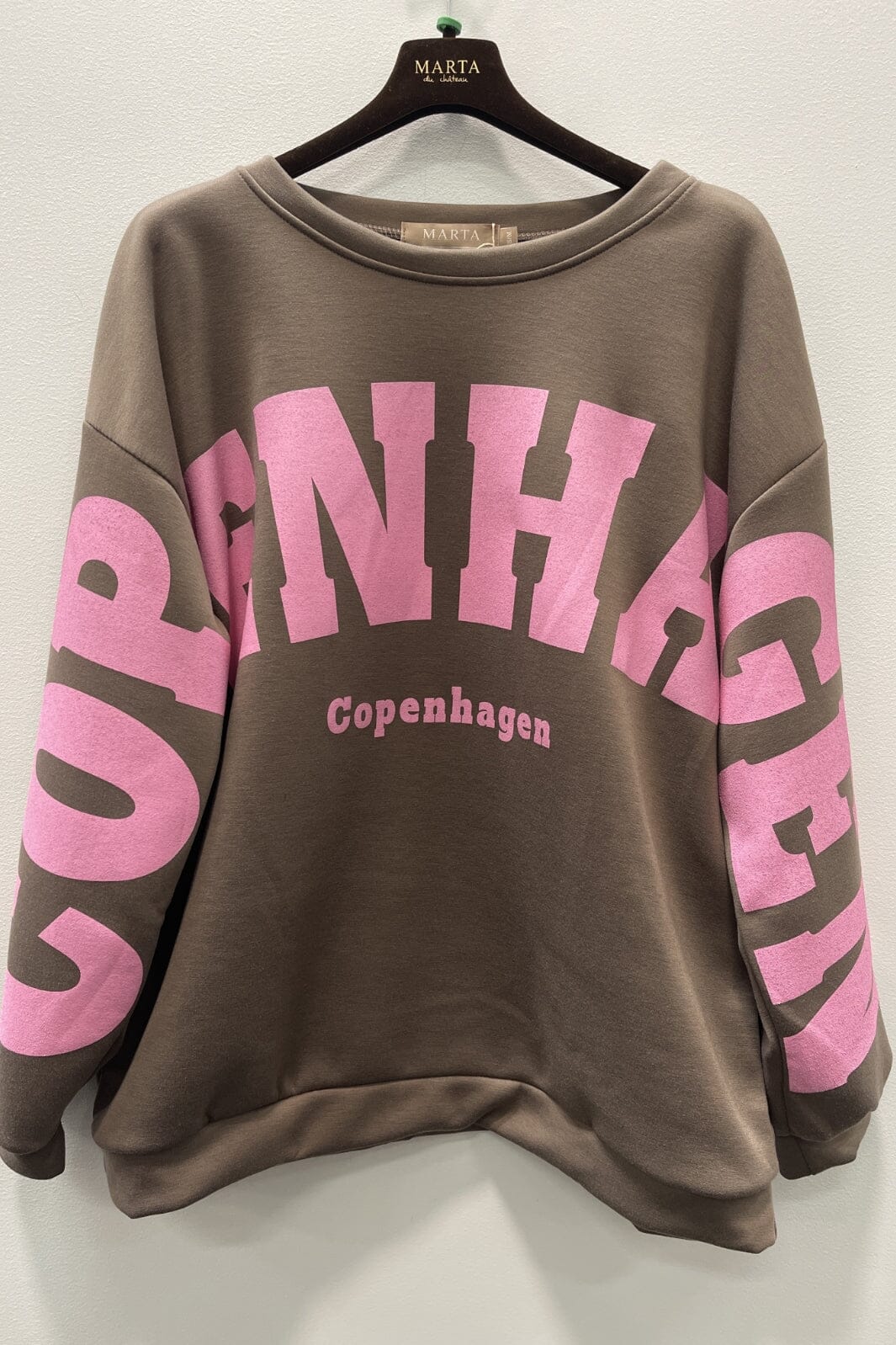 Marta Du Chateau - Mdchibiscus Sweatshirt 22659 - Fango Sweatshirts 