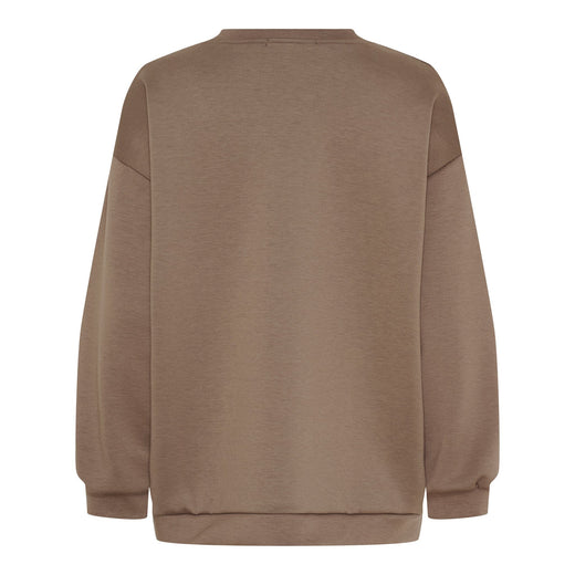 Marta Du Chateau - Mdchibiscus Sweatshirt 22659 - Fango Sweatshirts 