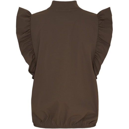 Marta Du Chateau - Mdcjannie Vest 58876M - Coffee Veste 