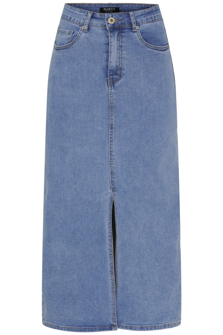 Marta Du Chateau - Mdckirsten Skirt - Blue Nederdele 