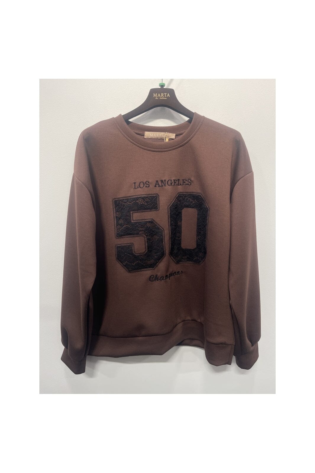 Marta Du Chateau - Mdcliora Sweat 58512M - Moro/Black