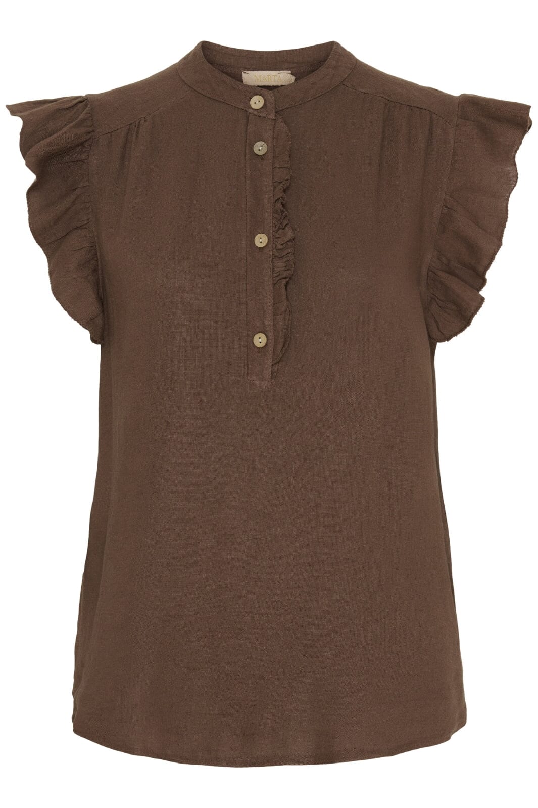 Marta Du Chateau - Mdclise Top - Cold Brown Toppe 