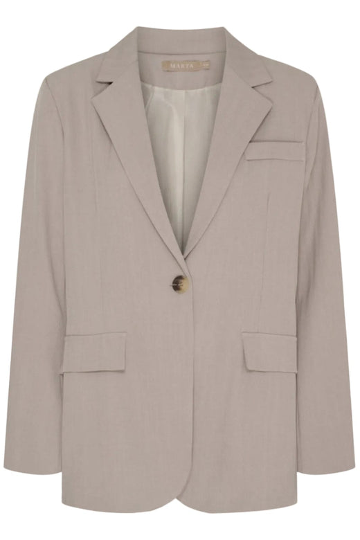 Marta Du Chateau - Mdcmajken Blazer 15502RC - Dark Beige Blazere 