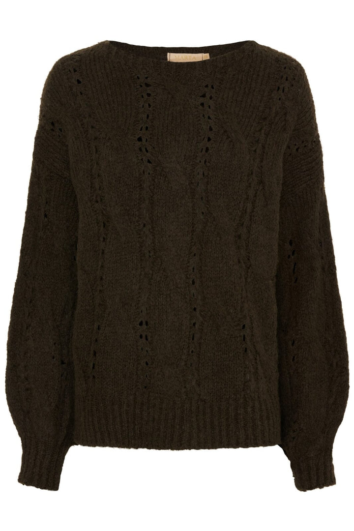 Marta Du Chateau - Mdcmanon Knit - Moro Strikbluser 