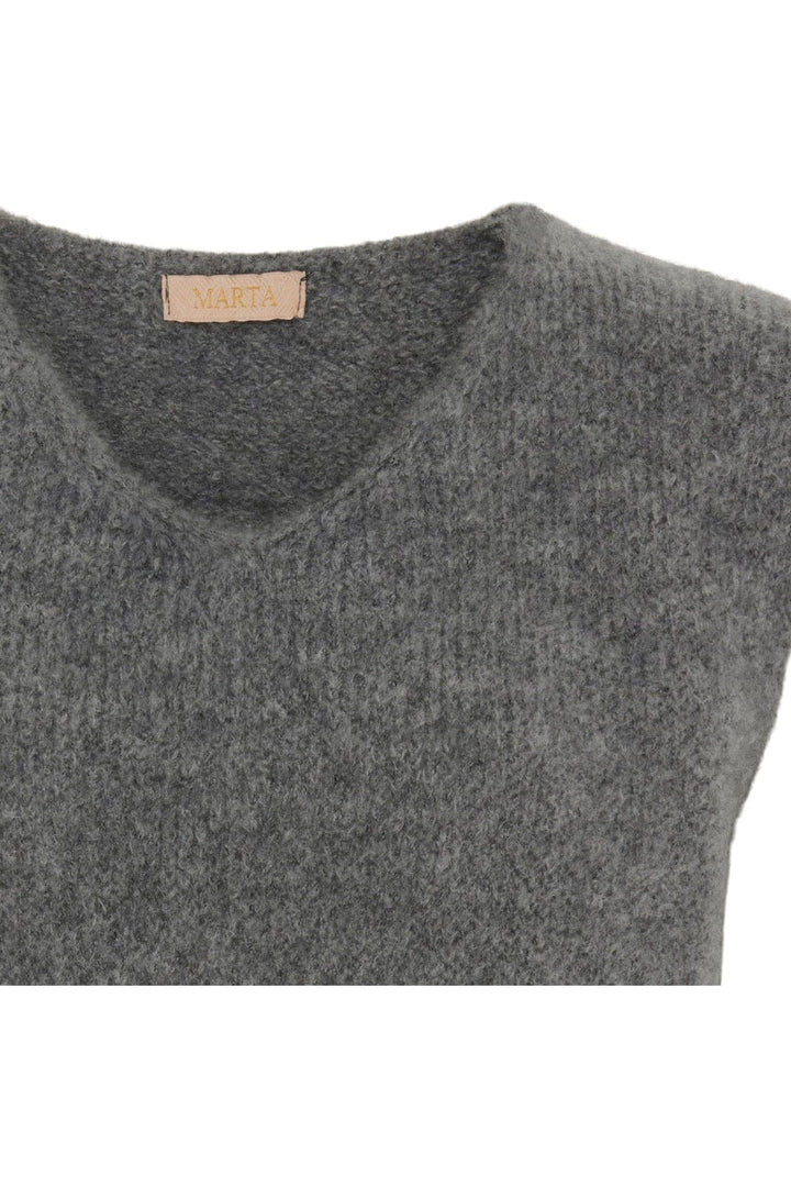 Marta Du Chateau - Mdcmarlene Vest 5114 - Grey