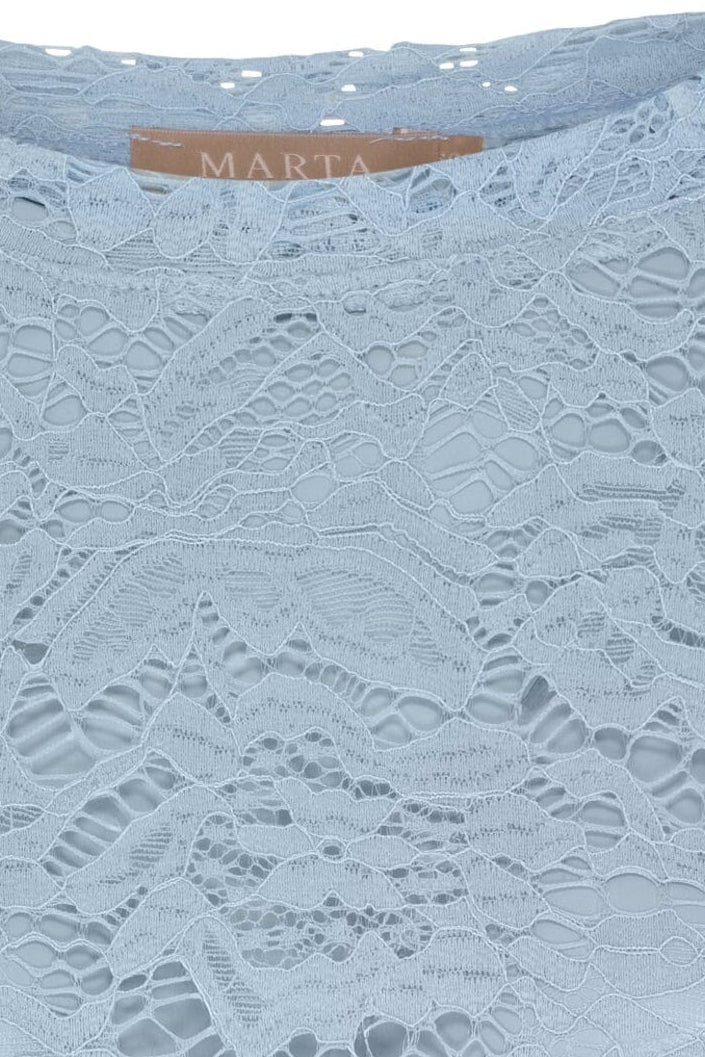 Marta Du Chateau - Mdcmilley Ls Tee 7707 - Light Blue