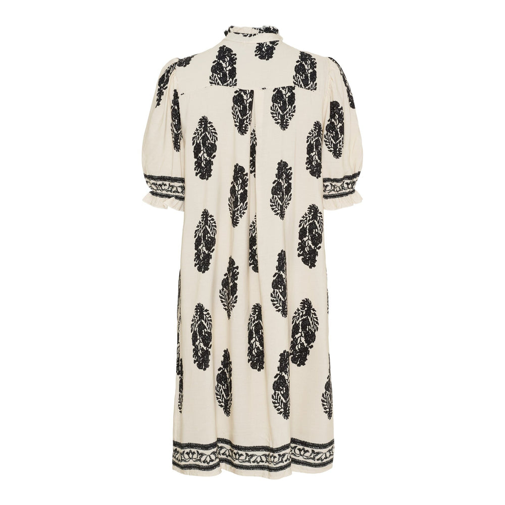 Marta Du Chateau - Mdcnaomi Dress 259077-1 - Beige/Black Kjoler 