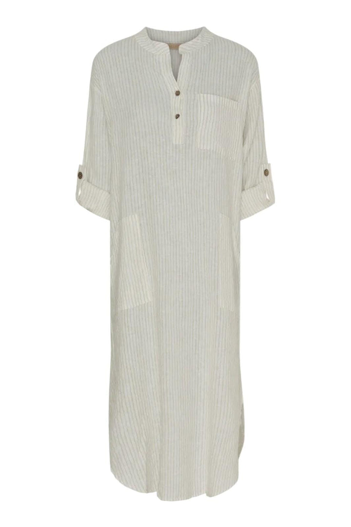 Marta Du Chateau - Mdcness Dress 93911-1 - Panna Beige 1752 Stripe Kjoler 