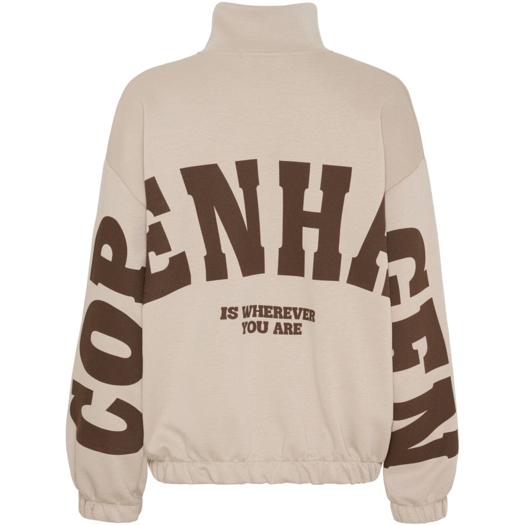 Marta Du Chateau - Mdcnete Cardigan 22669 - Beige/Moro Sweatshirts 