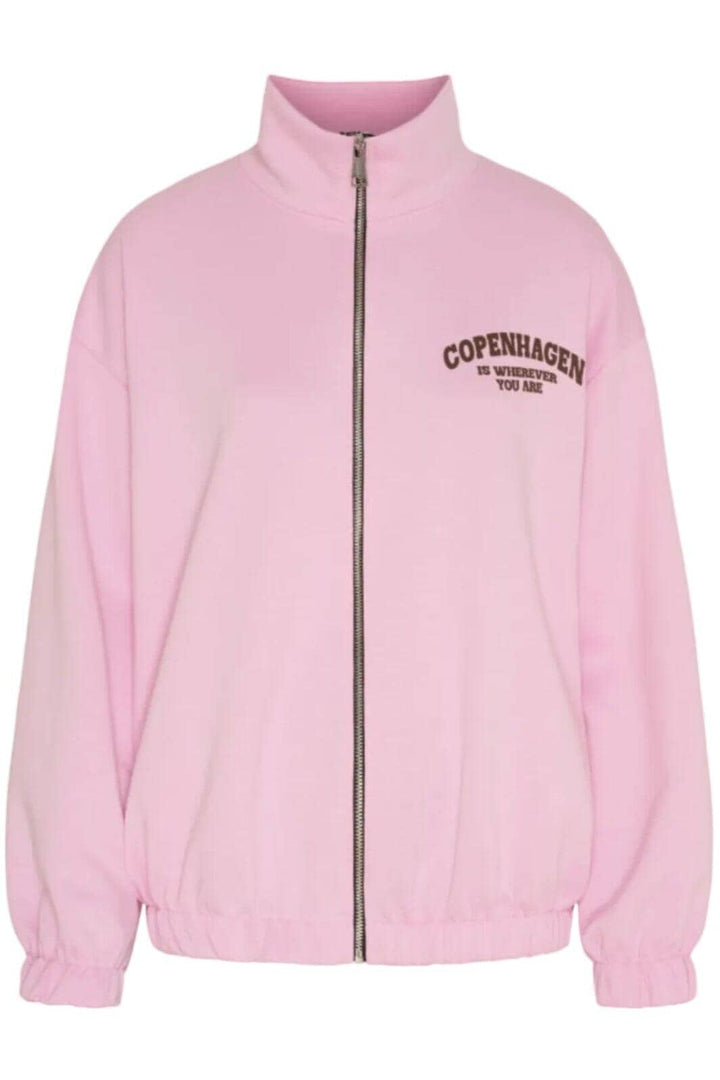 Marta Du Chateau - Mdcnete Cardigan 22669 - Pink/Brown Sweatshirts 