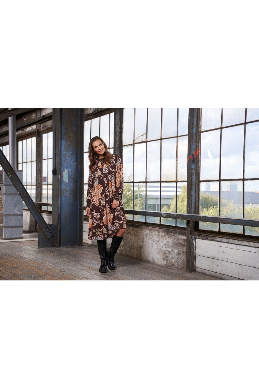 Marta Du Chateau - Mdcparsley Dress 7622 - Marrone2891Tps