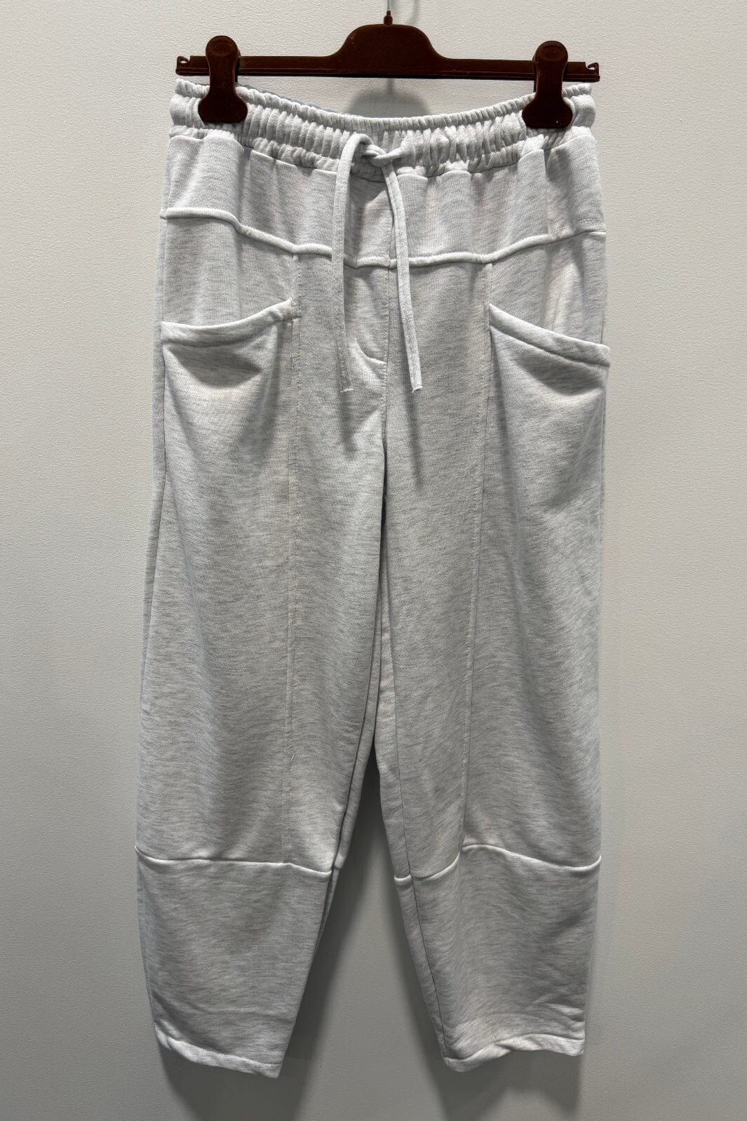Marta Du Chateau - Mdcrayna Sweatpant 7975 - Light Grey Melange Sweatpants 