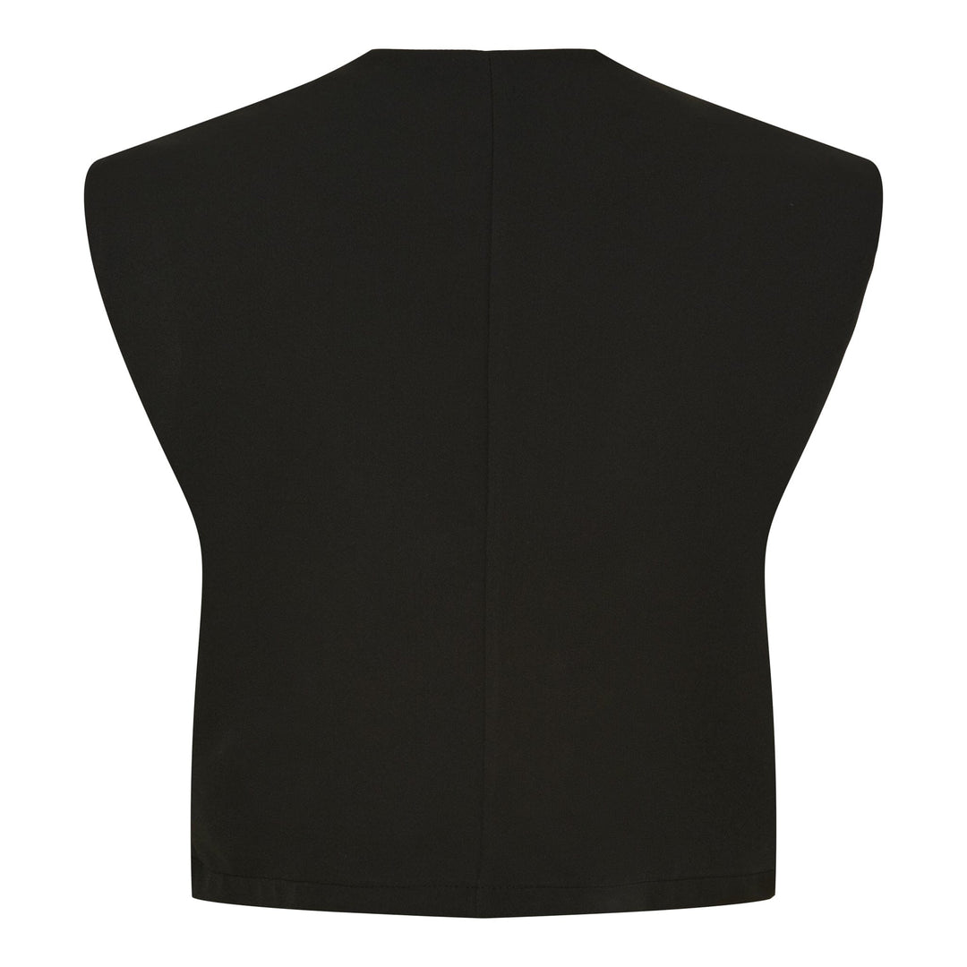 Marta Du Chateau - Mdcsmilla Vest - Black Veste 