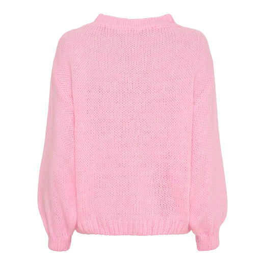 Marta Du Chateau - Mdctulip Knit 9580 - Rosa Strikbluser 