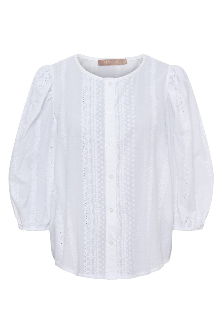 Marta Du Chateau - Mdcvalessia Blouse 58136M - White