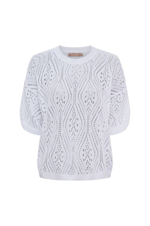 Marta Du Chateau - Mdcvina Knit 6592 - White