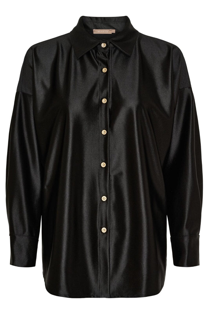 Marta Du Chateau - Mdcyara Shirt 6624R - Black Skjorter 