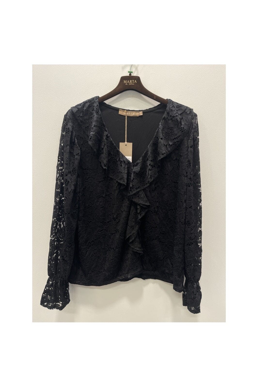 Marta Du Chateau - Mdczara Blouse 7735 - Black