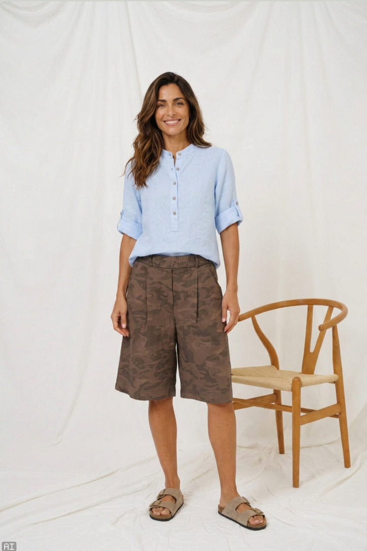 Marta Du Chateau - Mdczuri Shorts 8807D56 - Chocolate