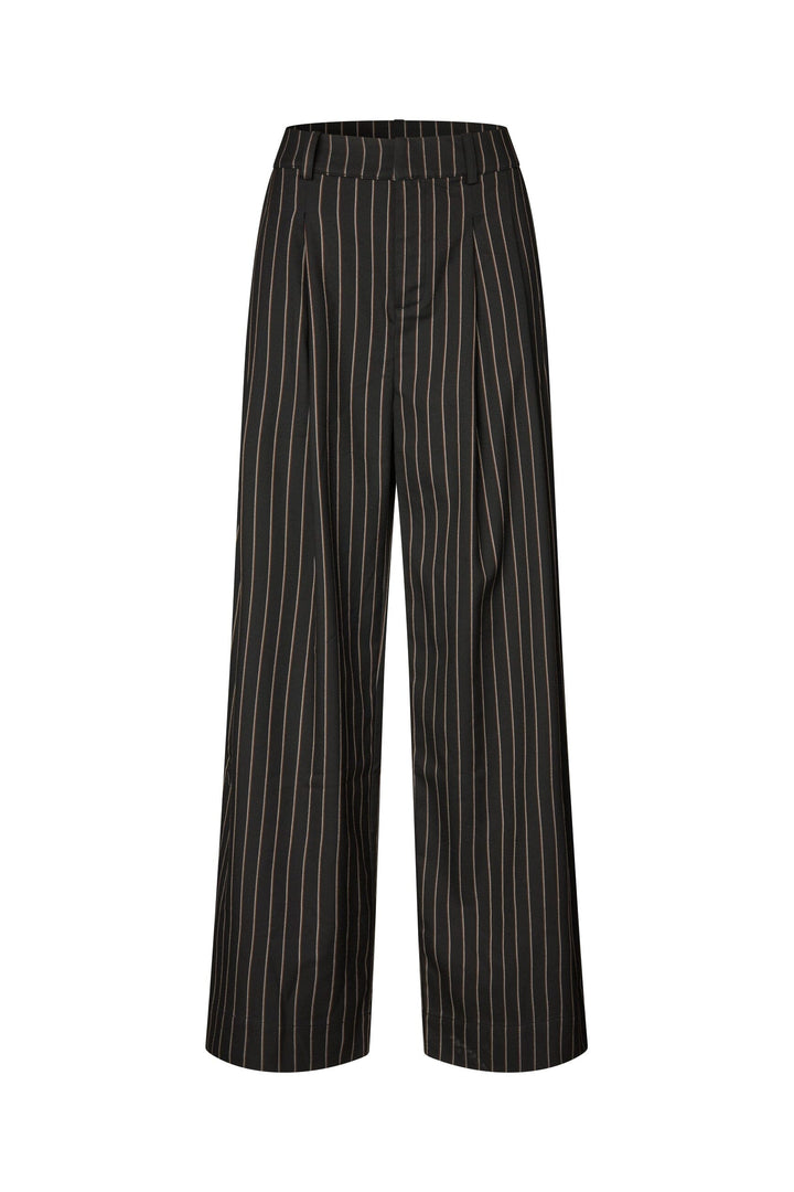 MbyM - Emeli-M 74731437 - Y85 - Black Brown Pinstripe Bukser 