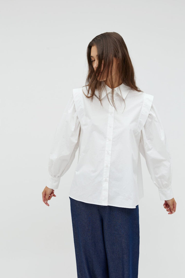 Mbym - Laina-M - 800 White Skjorter 