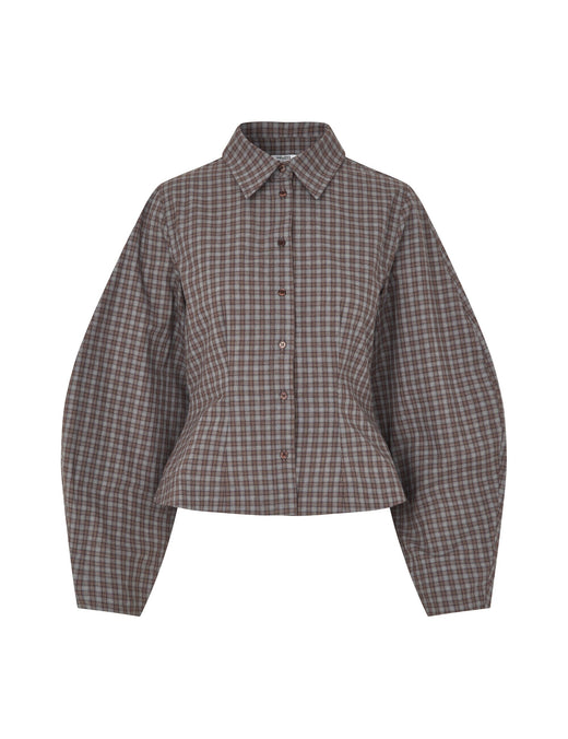 MbyM - Letina-M 65011343 - Y40 - Mirage Check Bluser 