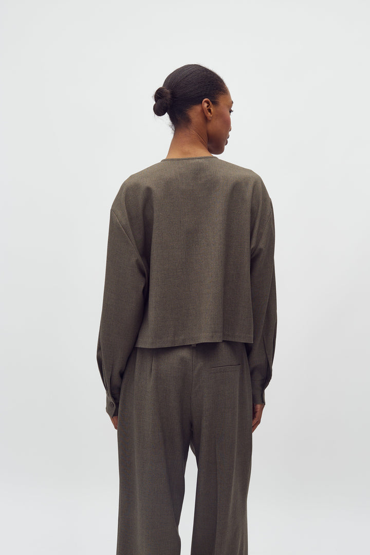 MbyM - Lican-M 63220742 - F84 - Deep Green Melange Skjorter 
