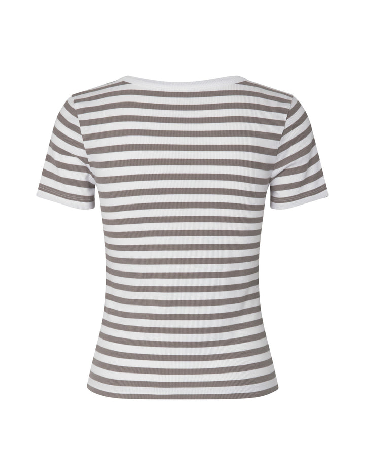 MbyM - Otis-M - P98 White Cinder Stripe T-shirts 