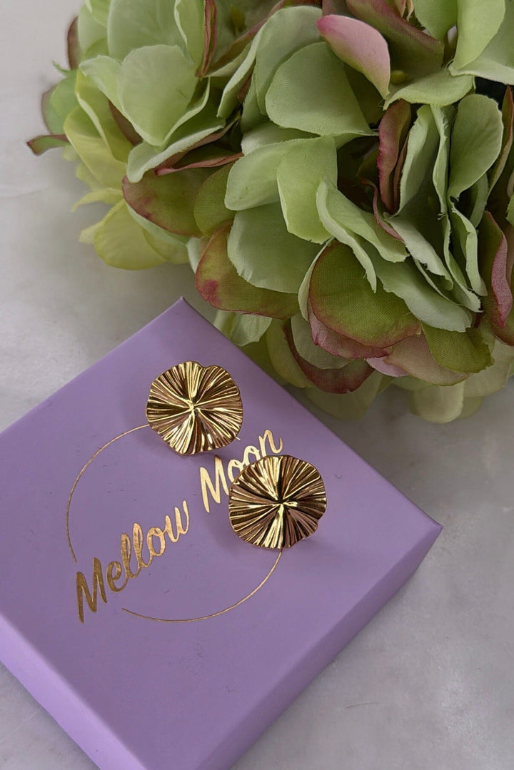 Mellow Moon - Hedvig Ørering - Forgyldt Øreringe 