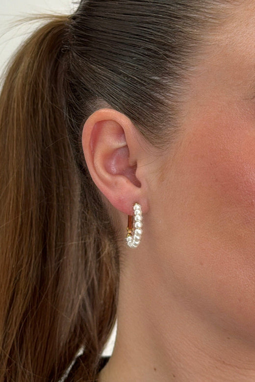 Mellow Moon - Helle Ørering - Forgyldt Øreringe 