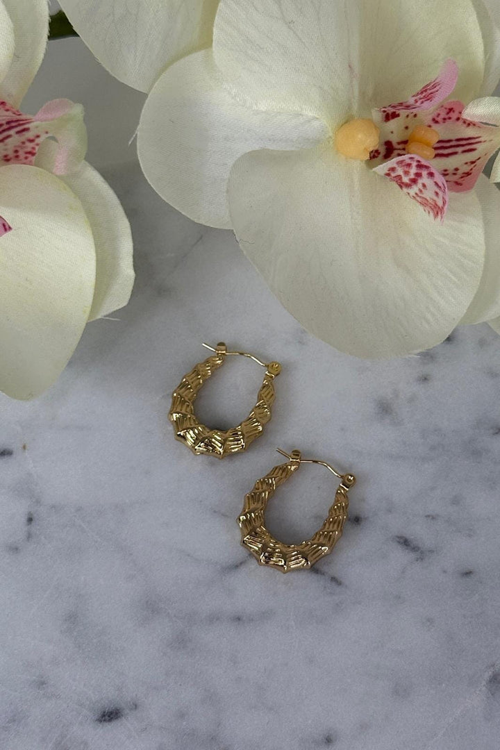 Mellow Moon - Isabella Ørering - Forgyldt Øreringe 