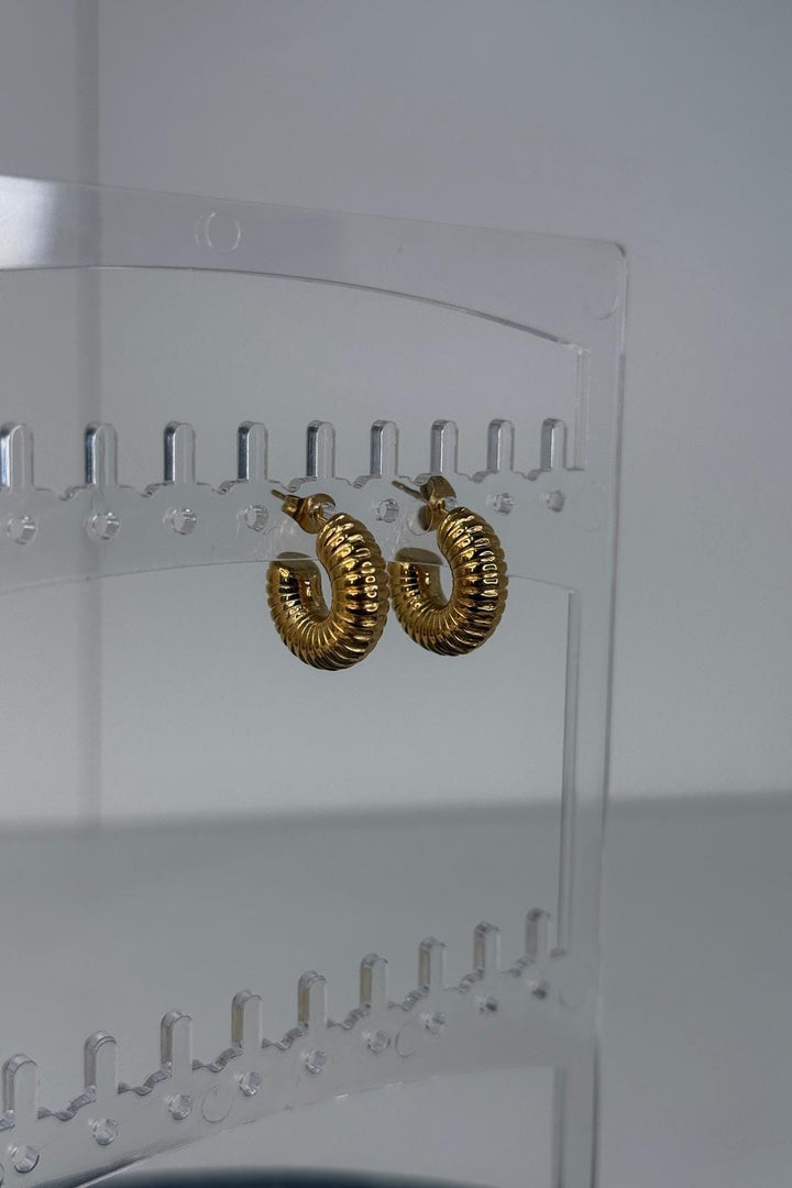 Mellow Moon - Kaja Ørering - Forgyldt Øreringe 