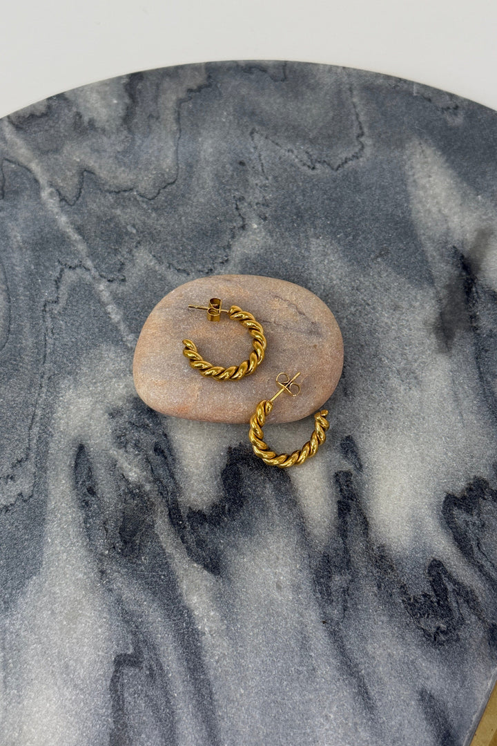 Mellow Moon - Karina Ørering - Forgyldt Øreringe 