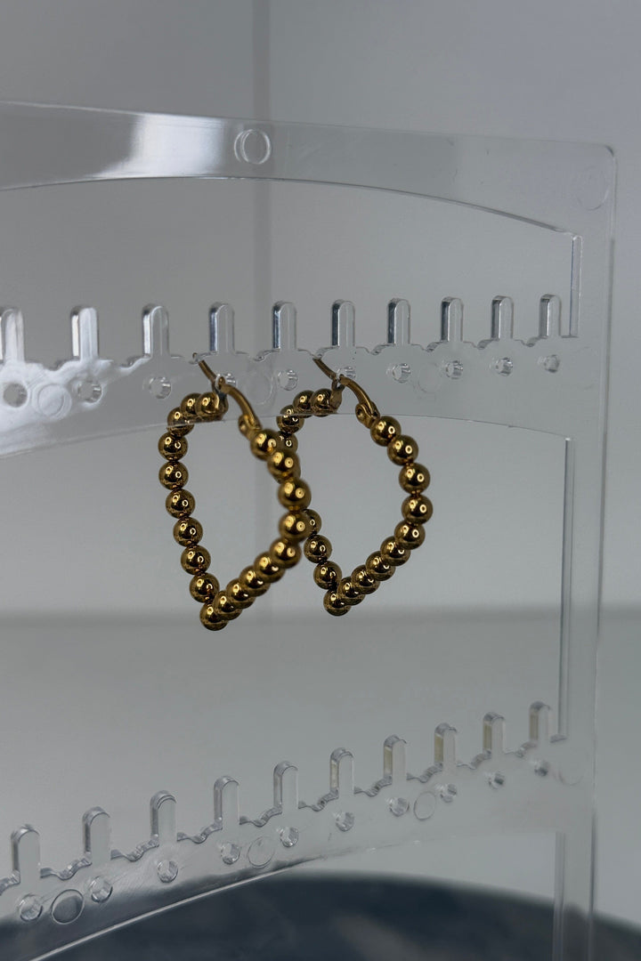 Mellow Moon - Karla Ørering - Forgyldt Øreringe 