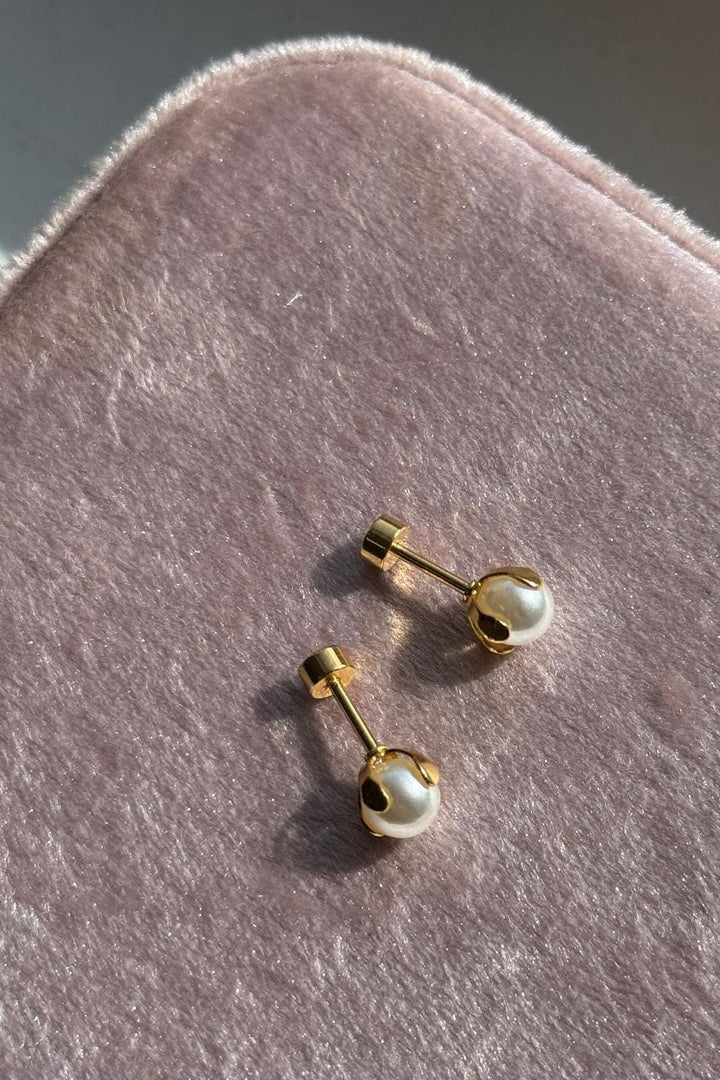 Mellow Moon - Katrine Ørering - Forgyldt Øreringe 