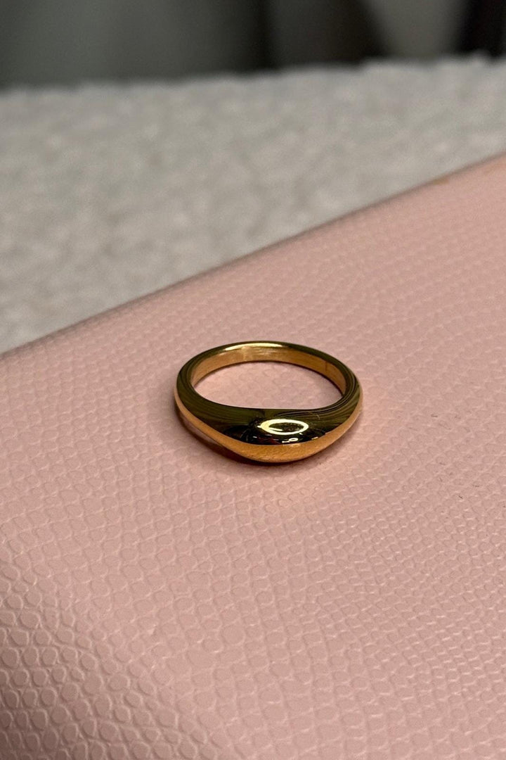 Mellow Moon - Lily Ring - Forgyldt Ringe 