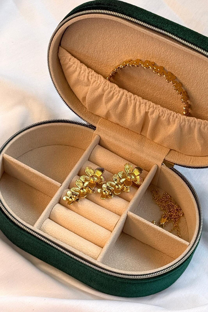 Mellow Moon - Margot Smykkeskrin - Alpine green Smykkeskrin 