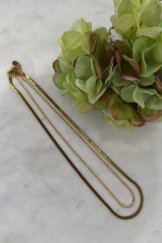 Mellow Moon - Marie Halskæde - Forgyldt Halskæder 