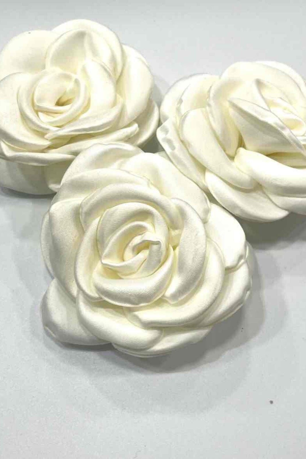 Mellow Moon - Rose Flower Rs03 - White Hårspænder 