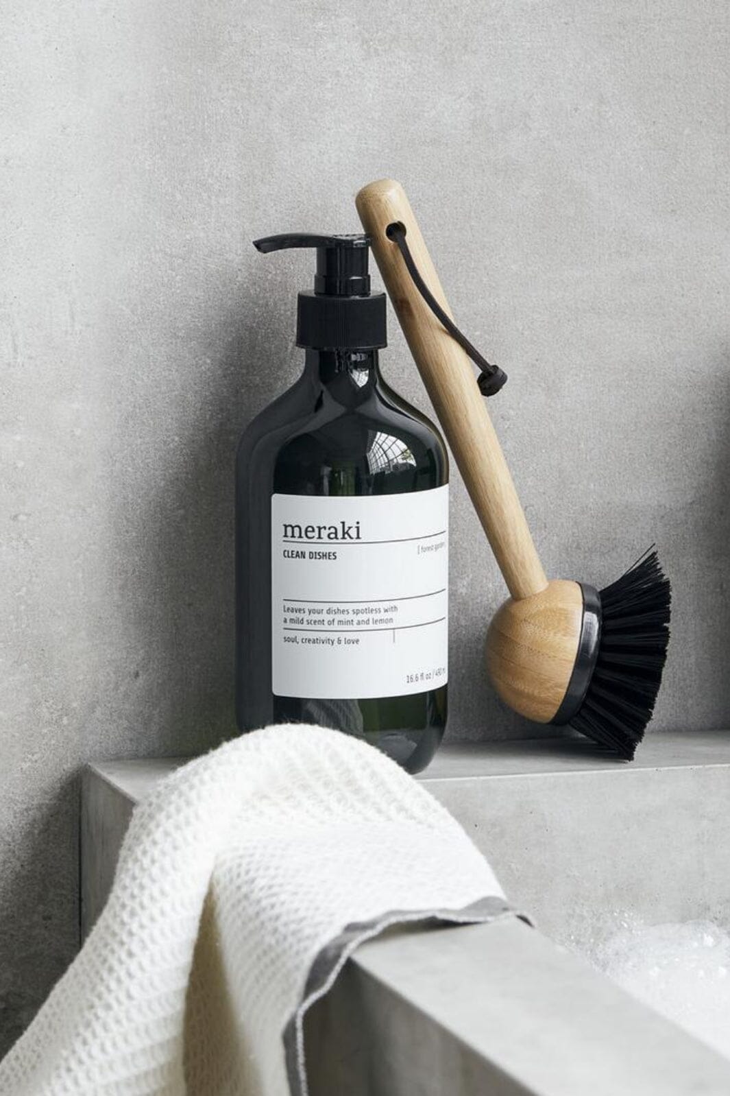 Meraki - Gaveæske, Forest garden, Dish wash essentials, Hvid Opvaskemiddel 