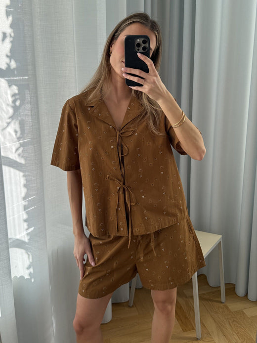 Modström - Apricotmd Print Shirt 59266 - 16350 - Paisley Print Skjorter 