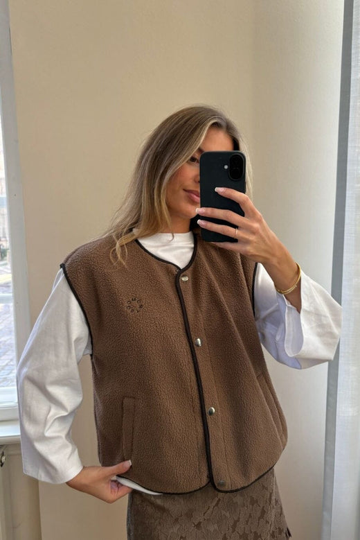 Modström - Badramd Vest 59239 - 5584 - Chocolate Chip Blazere 
