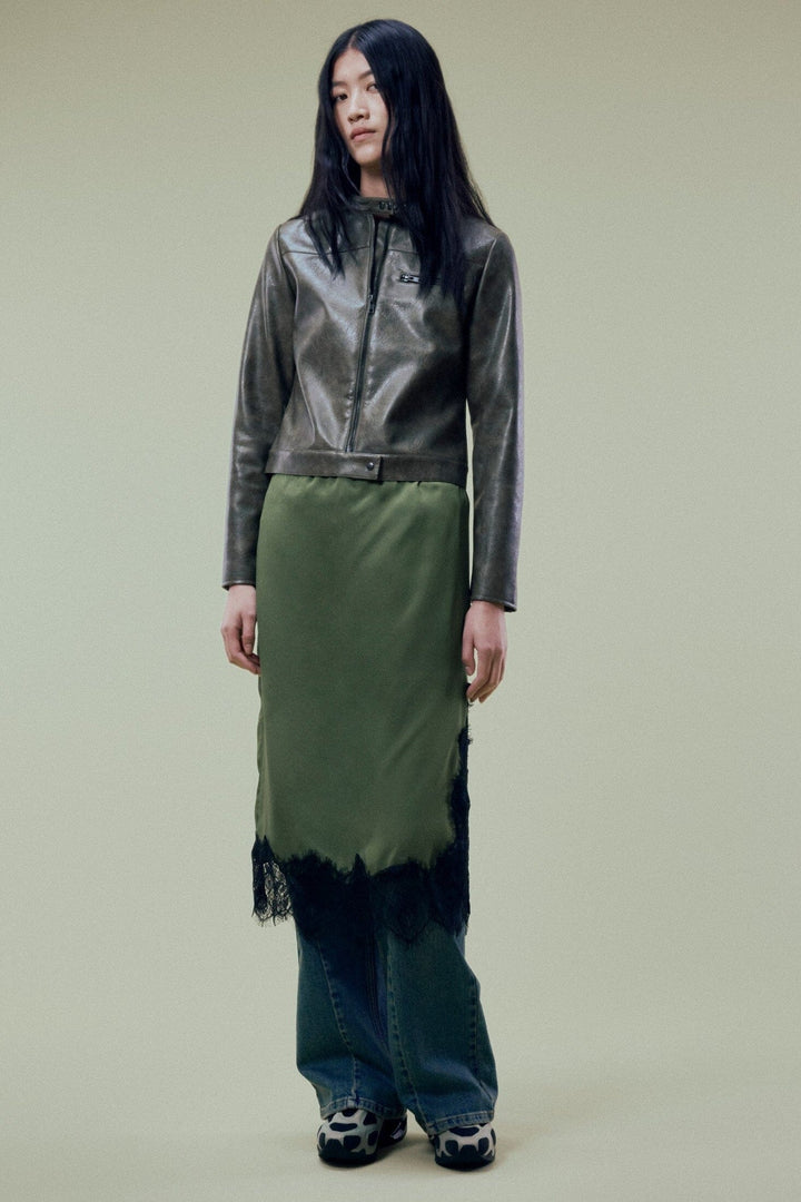 ModströM - Birkmd Skirt 59280 - 2289 - Twist Of Lime Nederdele 